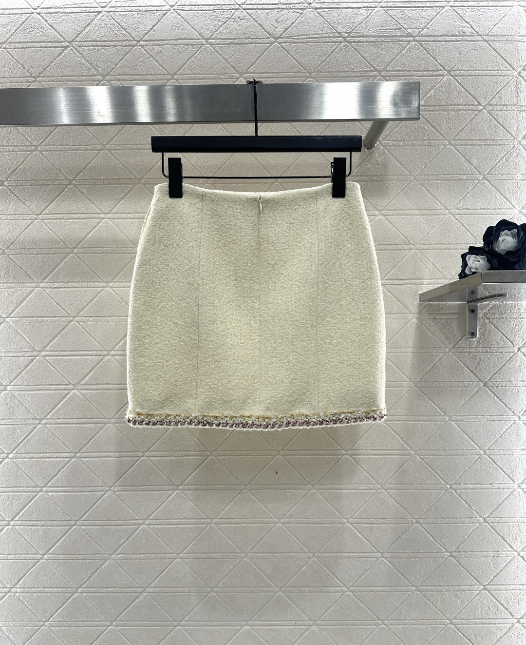 ♥Chane*♥2026新品上架 圆领捆边洋装半裙套装定制YB进口粗纺羊毛呢材质，质感高级，品相十足，圆