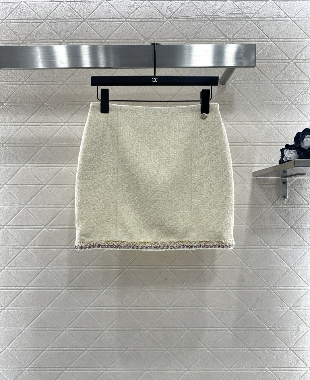 ♥Chane*♥2026新品上架 圆领捆边洋装半裙套装定制YB进口粗纺羊毛呢材质，质感高级，品相十足，圆