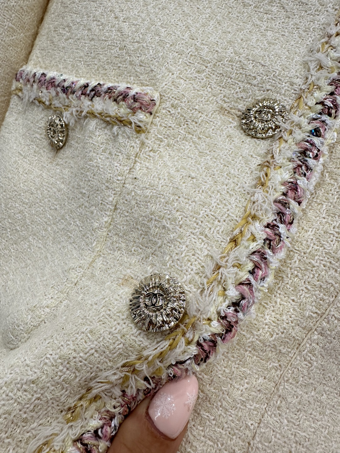 ♥Chane*♥2026新品上架 圆领捆边洋装半裙套装定制YB进口粗纺羊毛呢材质，质感高级，品相十足，圆