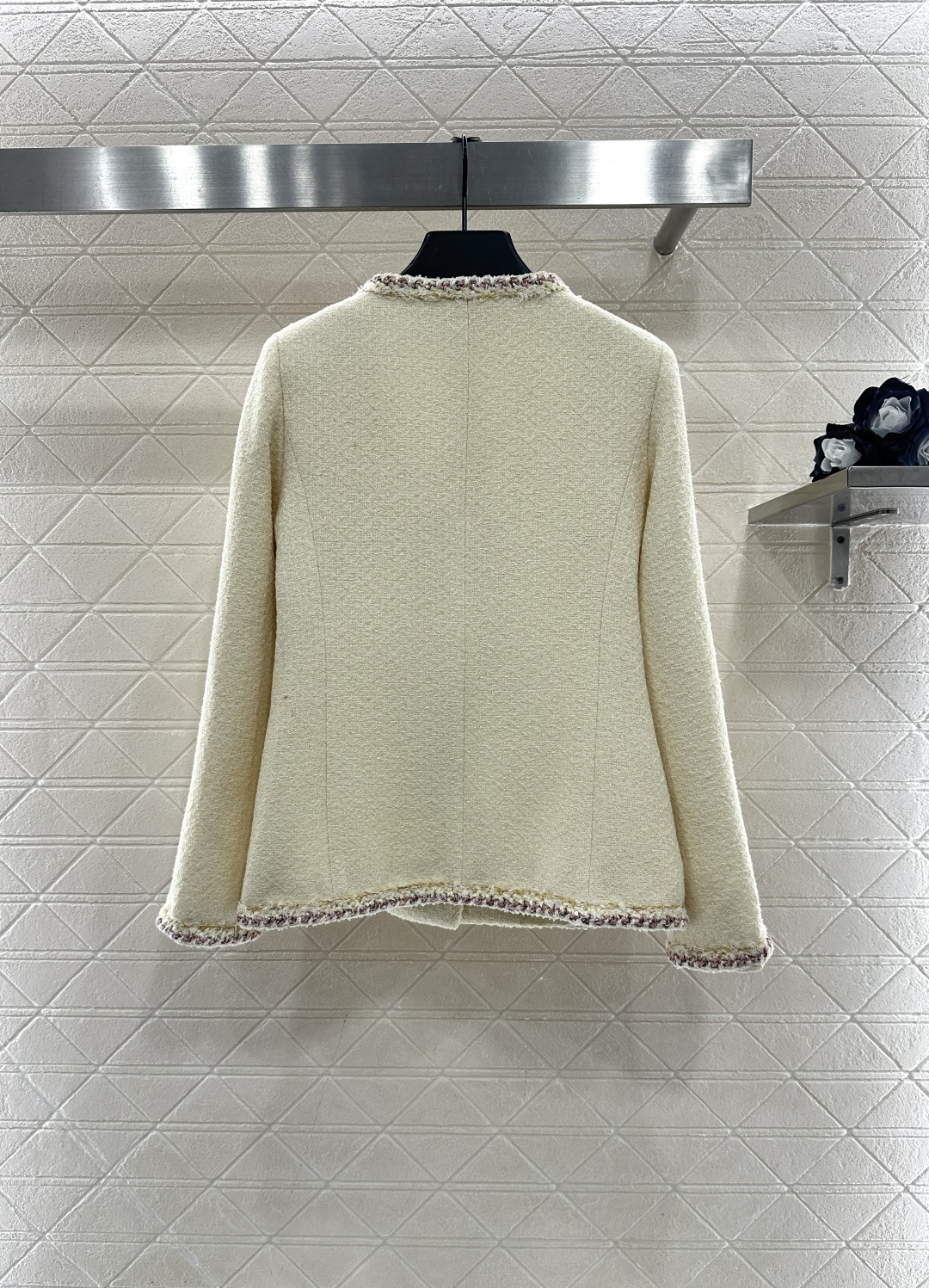 ♥Chane*♥2026新品上架 圆领捆边洋装半裙套装定制YB进口粗纺羊毛呢材质，质感高级，品相十足，圆