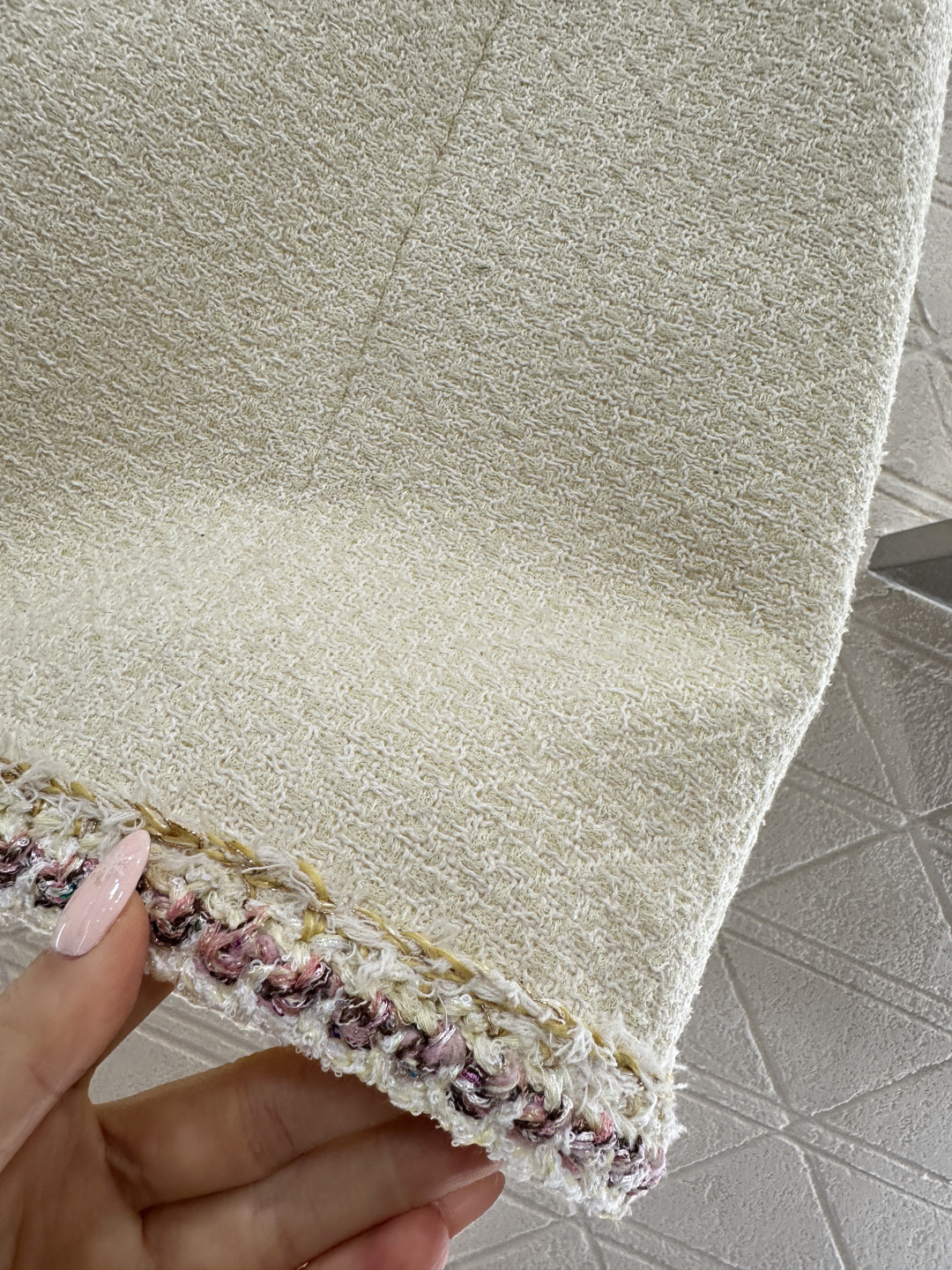 ♥Chane*♥2026新品上架 圆领捆边洋装半裙套装定制YB进口粗纺羊毛呢材质，质感高级，品相十足，圆