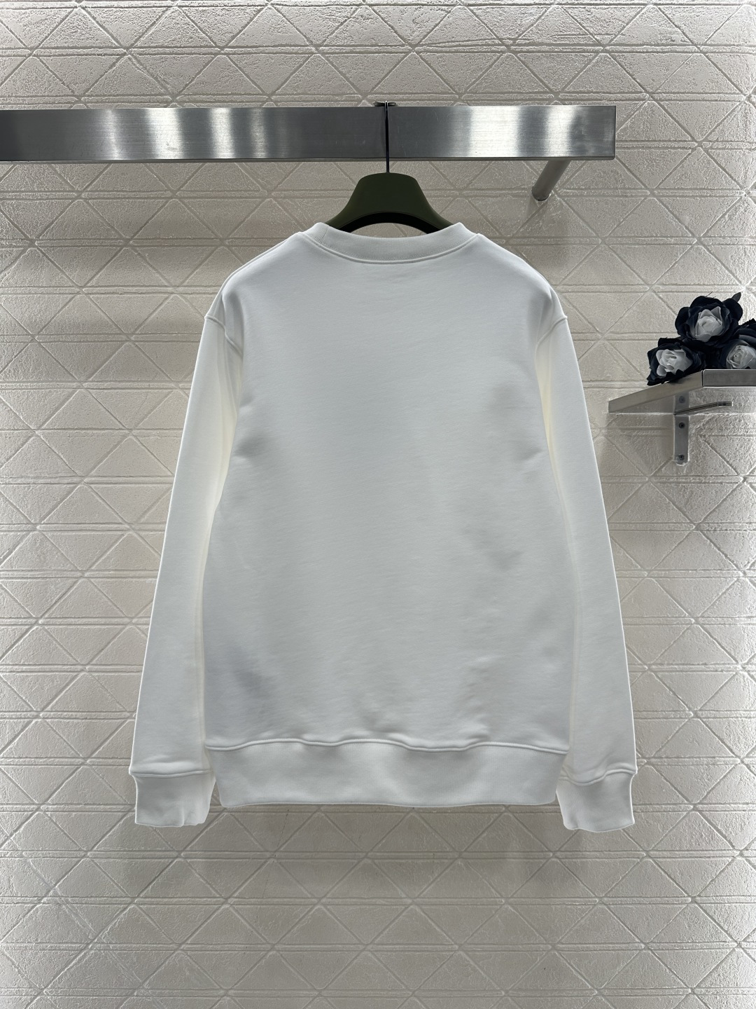 ♥Gucc*♥2026新品上架 徽标印花圆领卫衣定制YB原生全棉材质，透气舒适，质感十足，宽松圆领卫衣裁