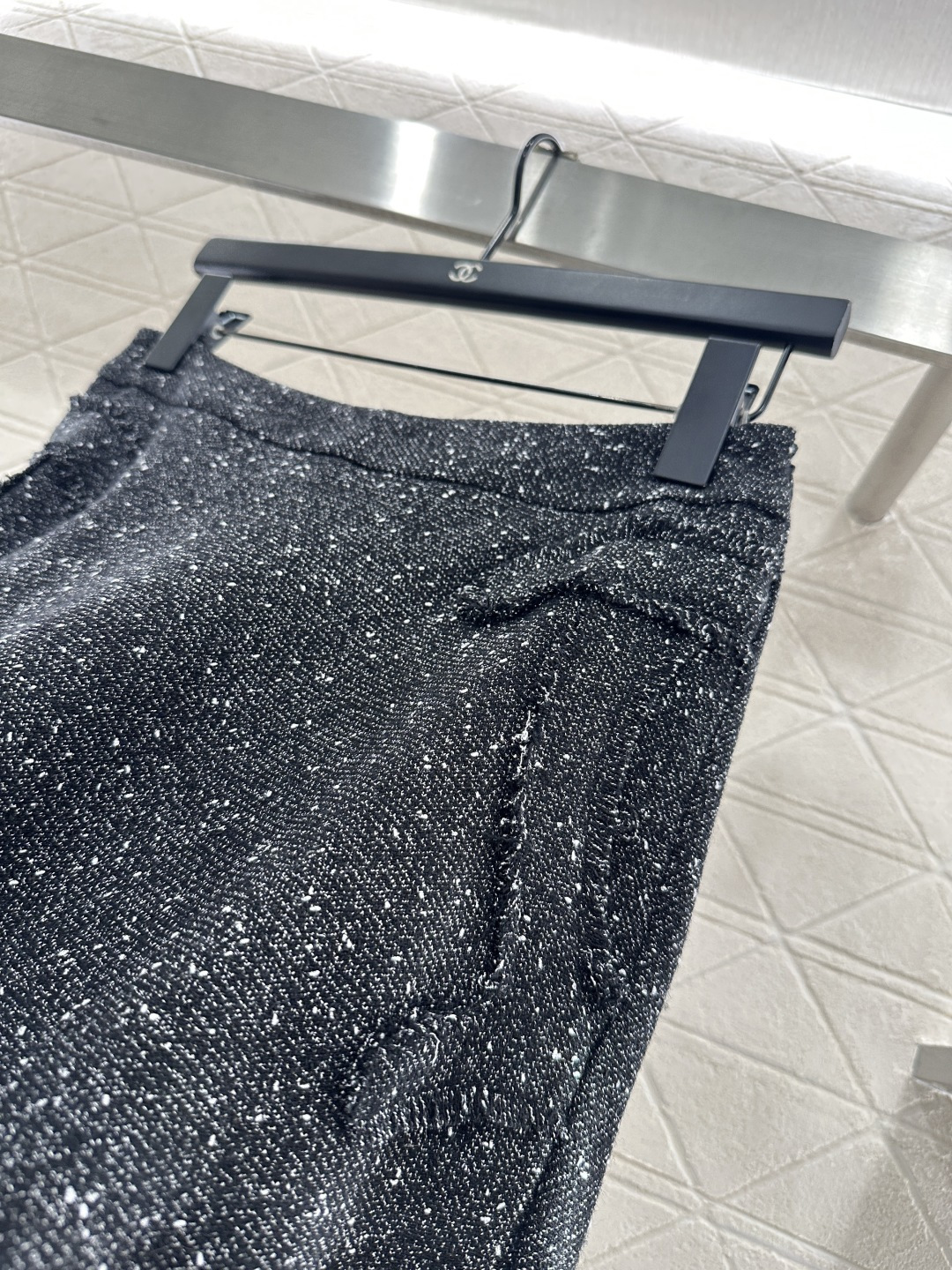 ♥Chane*♥2025新品上架 复古粗纺上衣半裙套装定制YB进口羊毛呢材质，质感高级，品相十足，翻领正