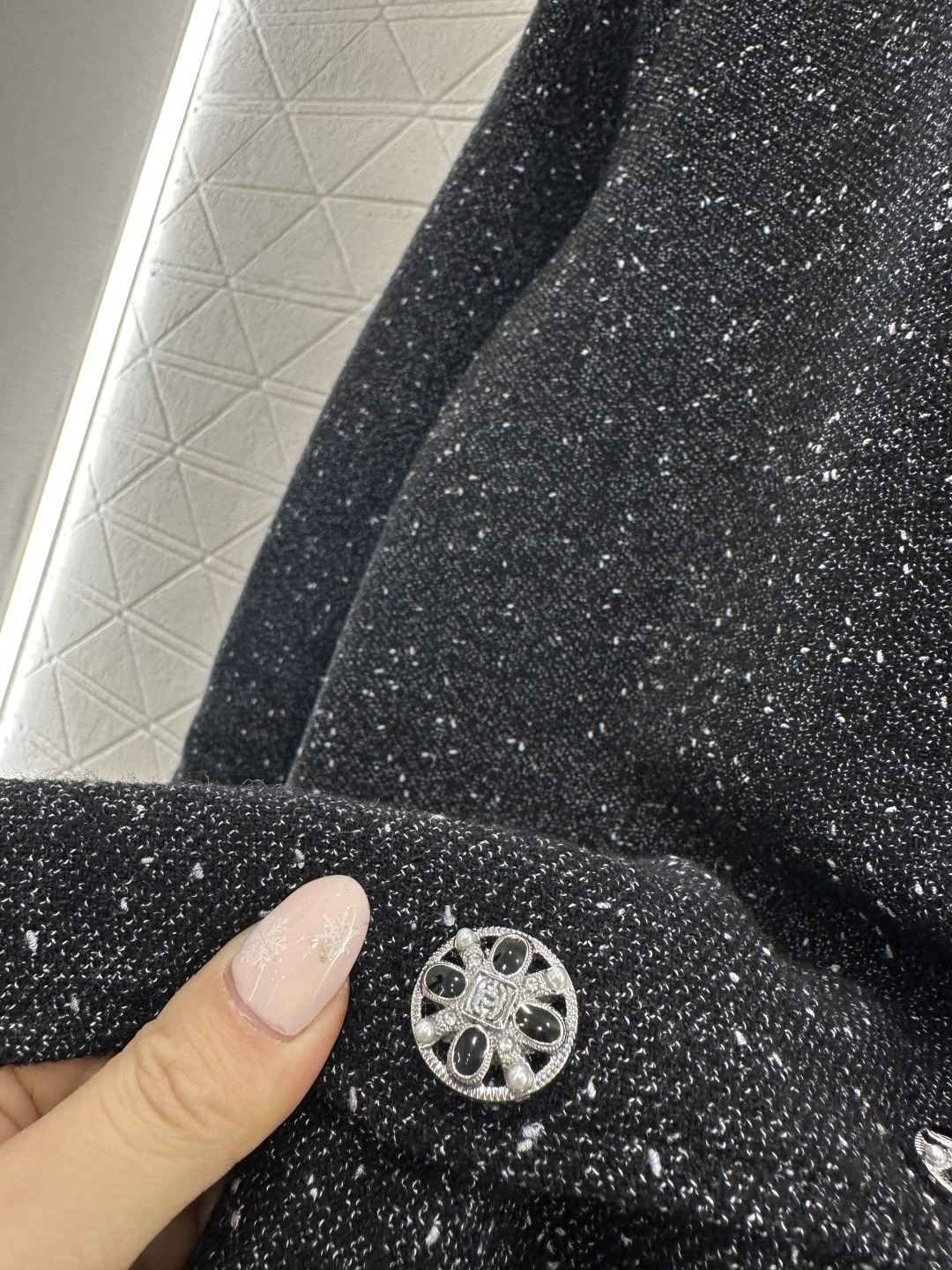 ♥Chane*♥2025新品上架 复古粗纺棉服外套半裙套装定制YB进口羊毛呢材质，质感高级，品相十足，内