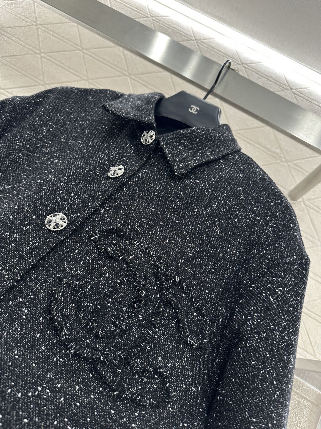 ♥Chane*♥2025新品上架 复古粗纺棉服外套半裙套装定制YB进口羊毛呢材质，质感高级，品相十足，内