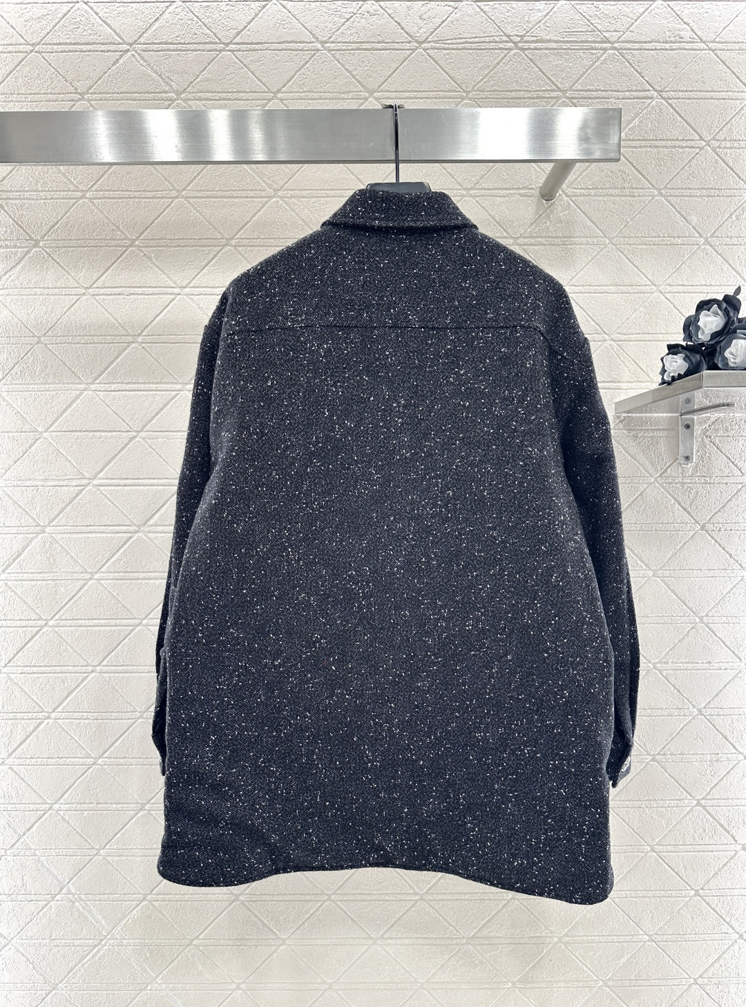 ♥Chane*♥2025新品上架 复古粗纺棉服外套半裙套装定制YB进口羊毛呢材质，质感高级，品相十足，内