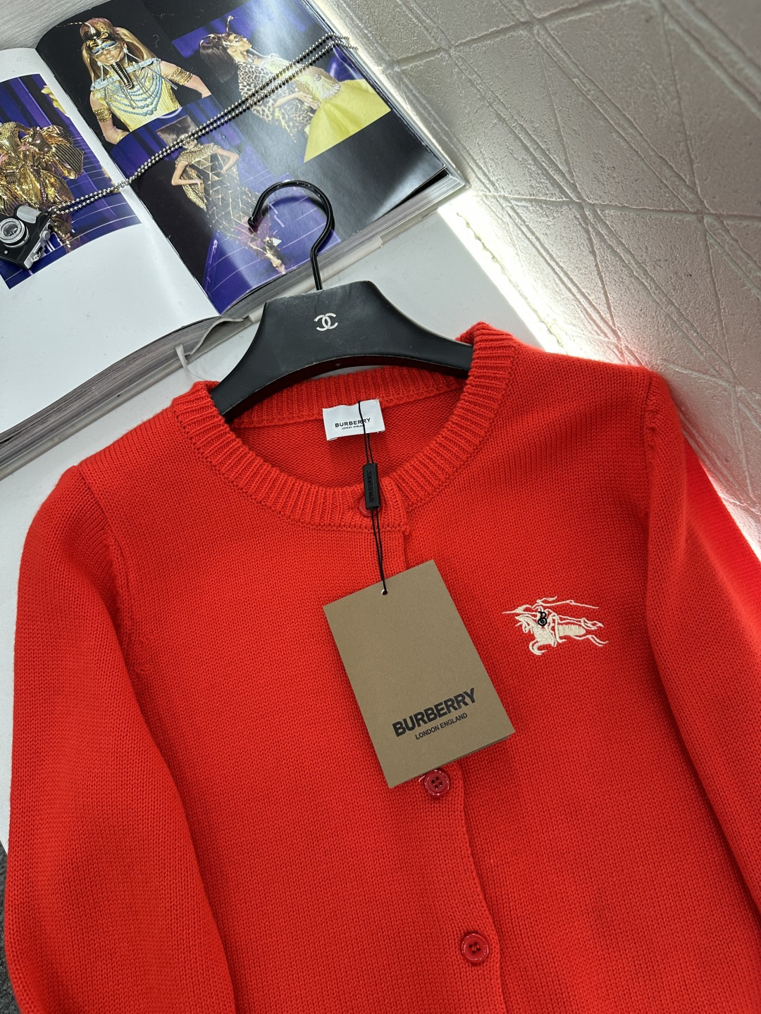 ♥BBR*♥2026新品上架 贺岁刺绣圆领针织开衫新年贺岁系列#定制YB羊绒羊毛针织材质，质感高级，舒适