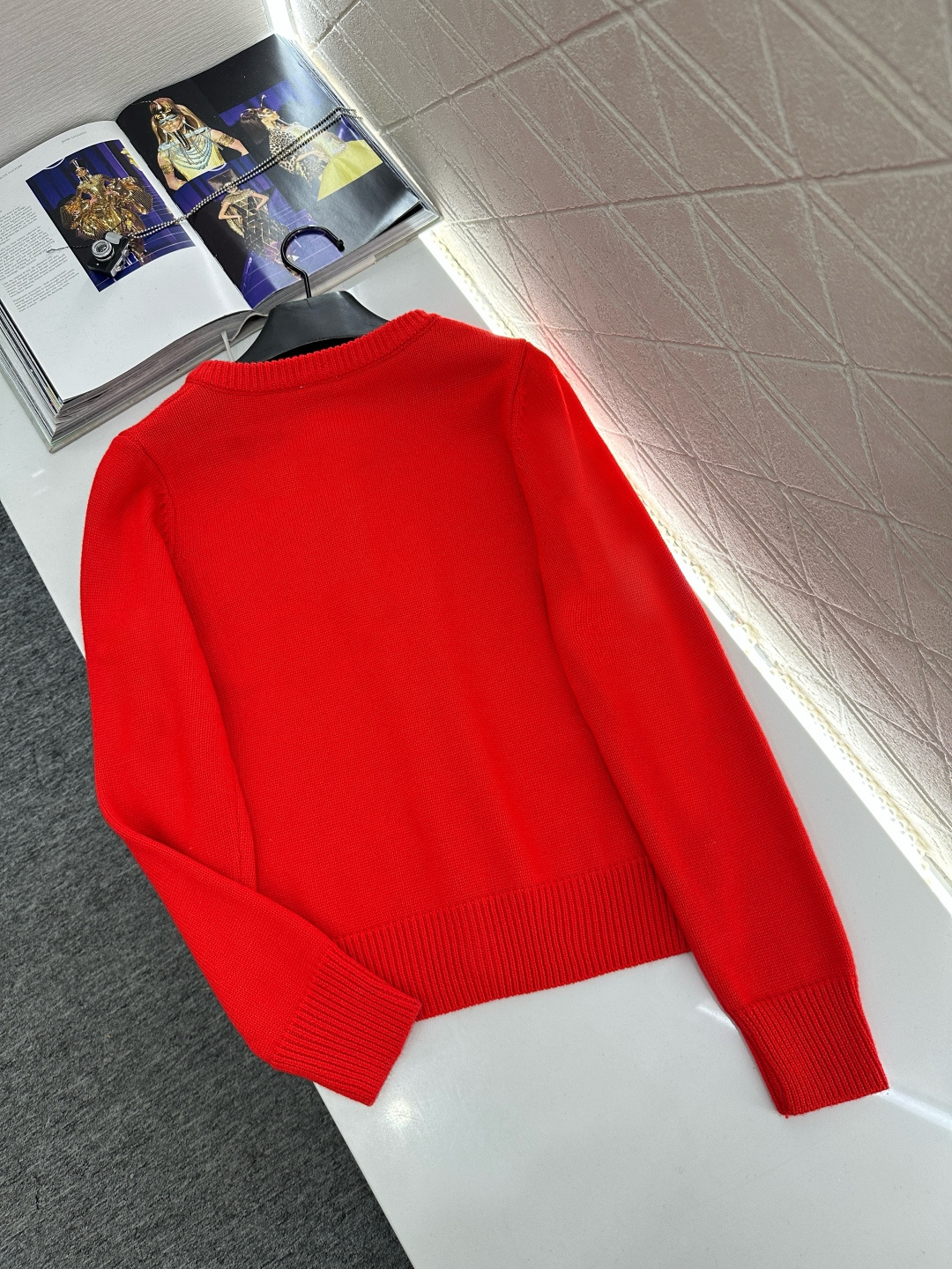 ♥BBR*♥2026新品上架 贺岁刺绣圆领针织开衫新年贺岁系列#定制YB羊绒羊毛针织材质，质感高级，舒适