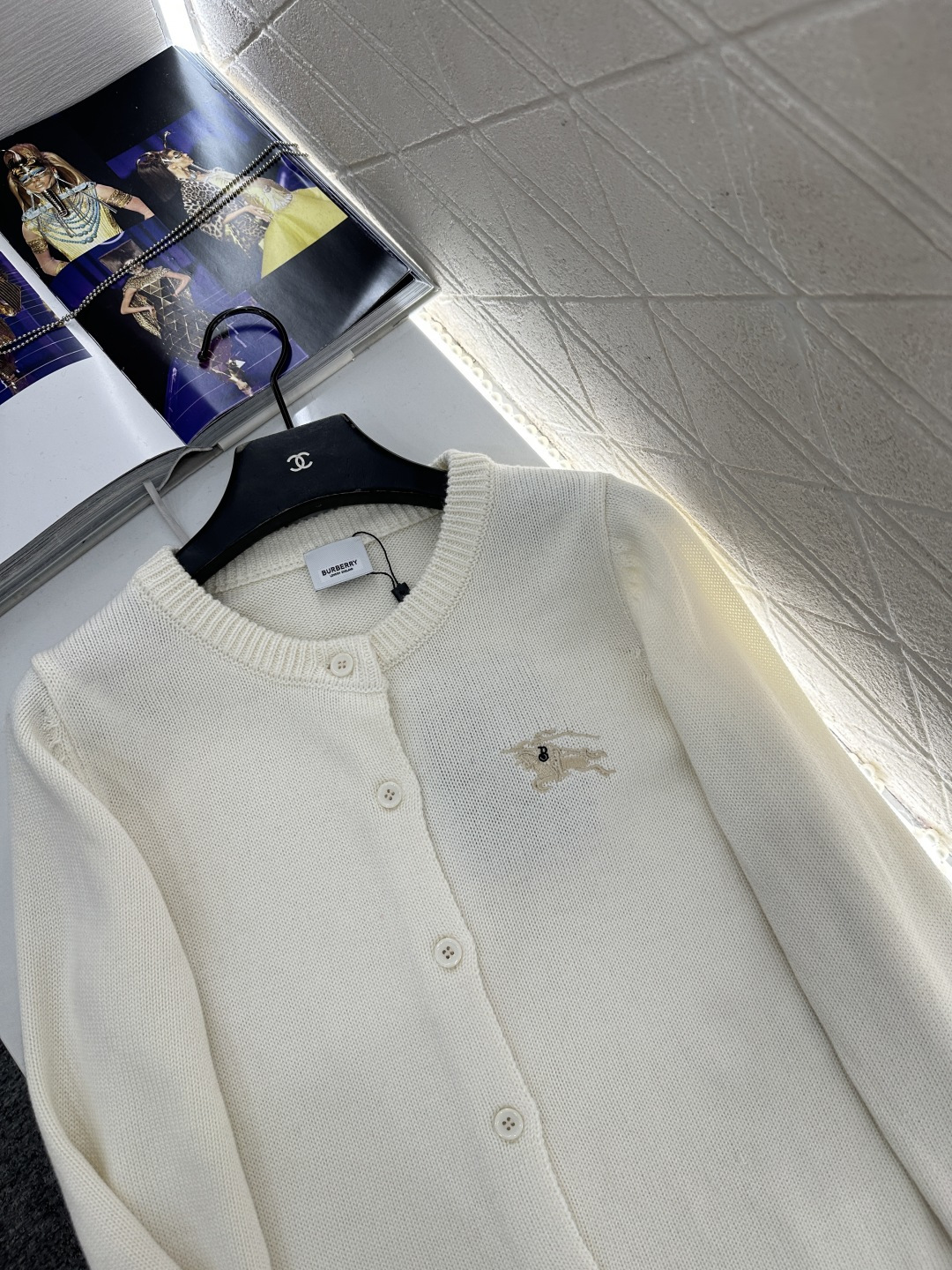 ♥BBR*♥2026新品上架 贺岁刺绣圆领针织开衫新年贺岁系列#定制YB羊绒羊毛针织材质，质感高级，舒适