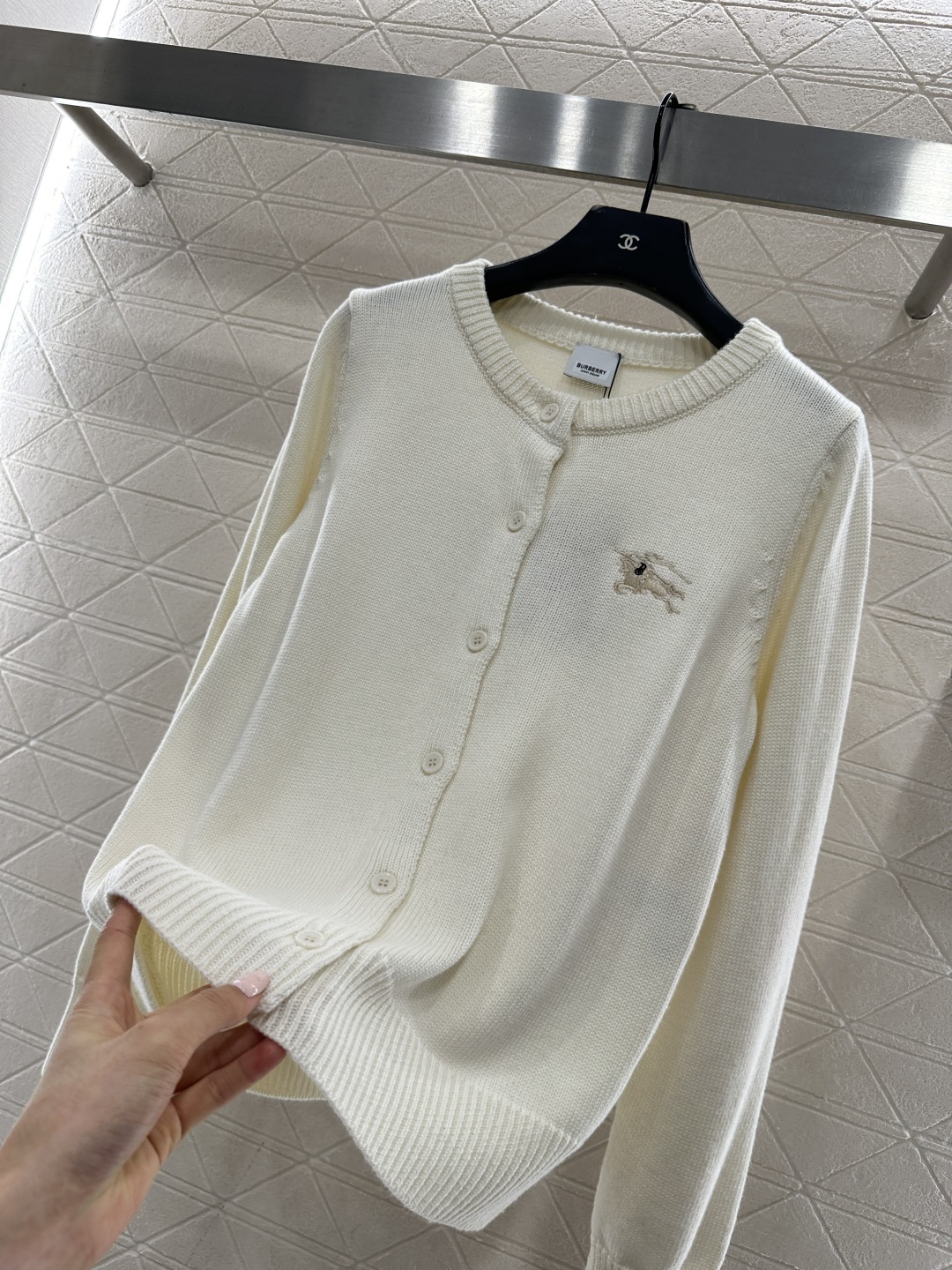 ♥BBR*♥2026新品上架 贺岁刺绣圆领针织开衫新年贺岁系列#定制YB羊绒羊毛针织材质，质感高级，舒适