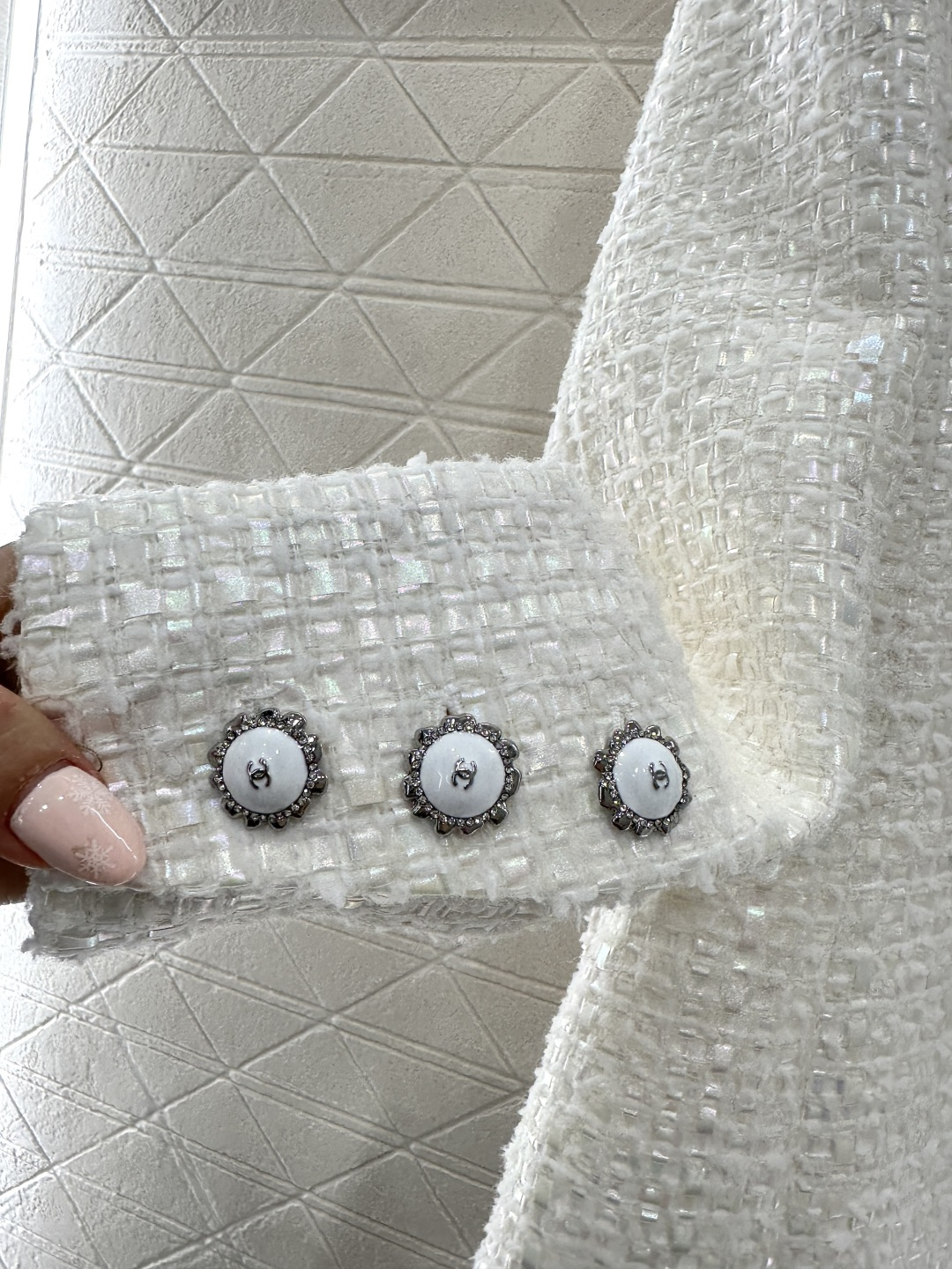 ♥Chane*♥2026新品上架 层叠花边洋装短裤套装定制YB进口粗纺羊毛呢材质，质感高级，品相十足，翻