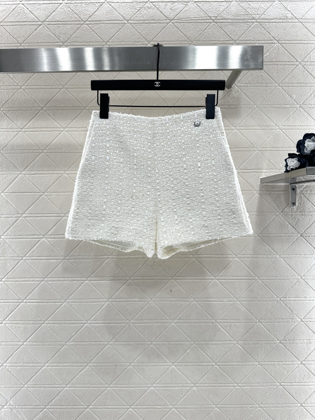 ♥Chane*♥2026新品上架 层叠花边洋装短裤套装定制YB进口粗纺羊毛呢材质，质感高级，品相十足，翻