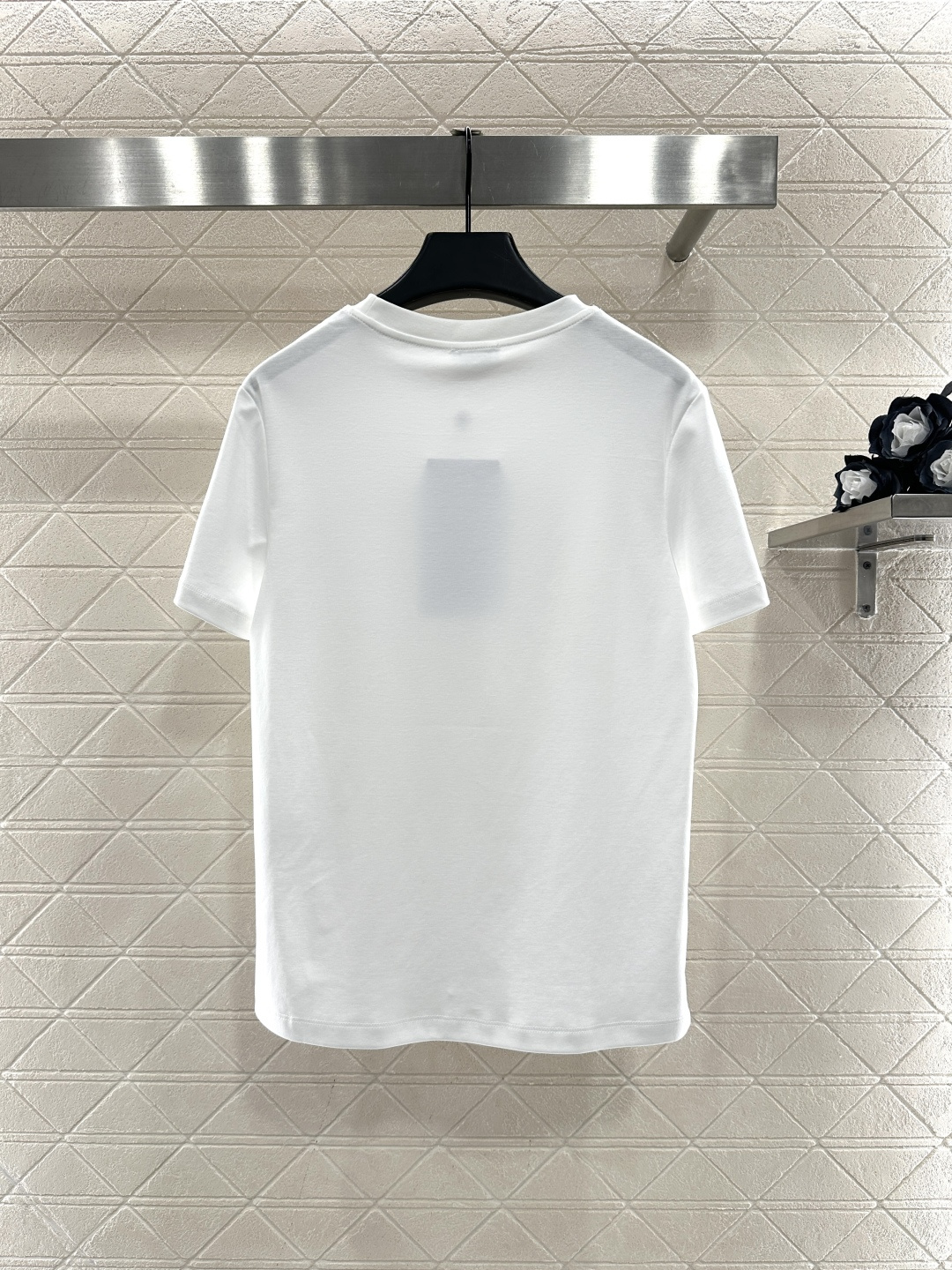 ♥Chane*♥2026新品上架 圆领钉珠徽标𝑇𝑒𝑒定制YB丝光全棉材质，质感细腻，舒适透气，常规短袖T