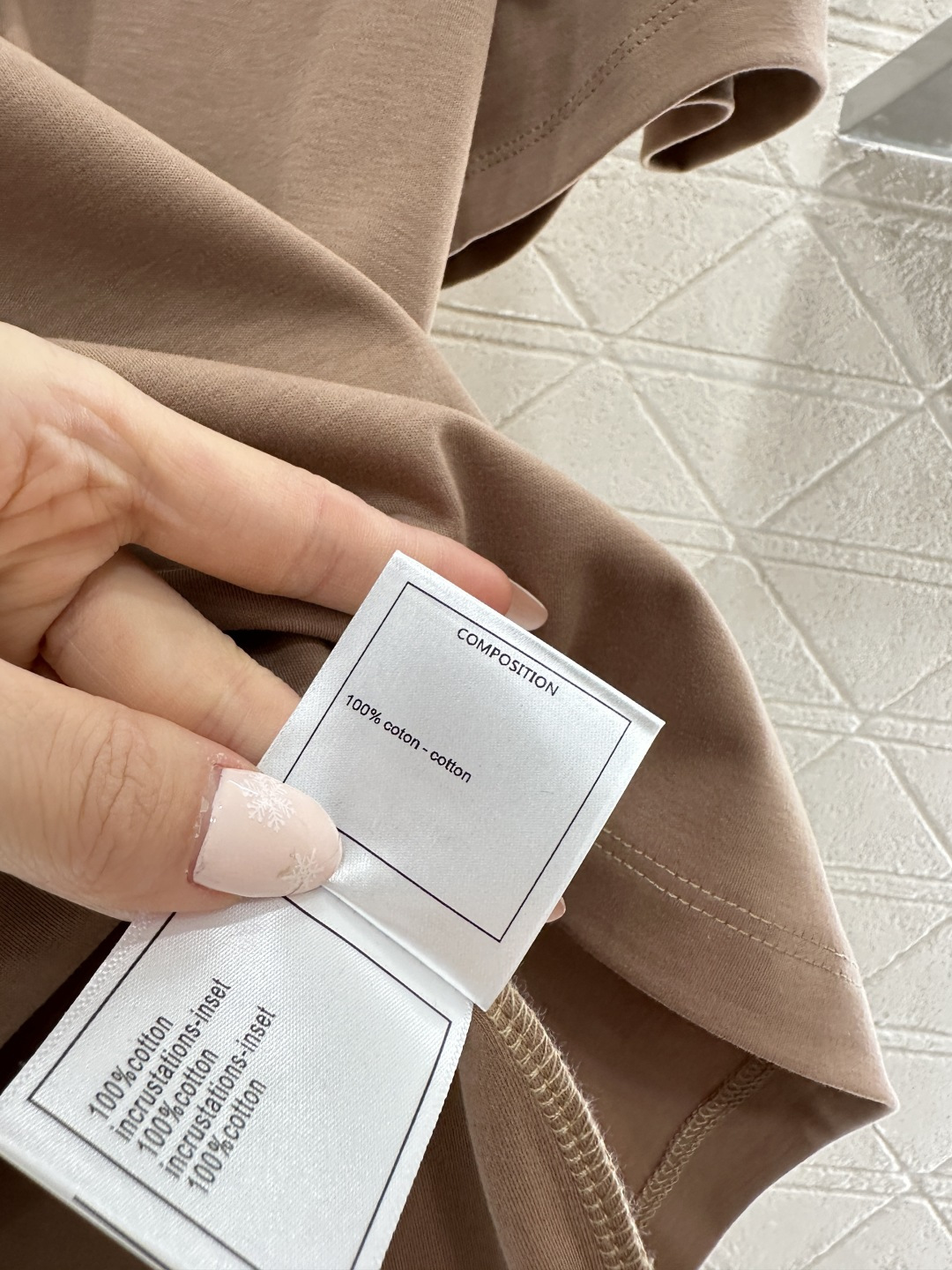 ♥Chane*♥2026新品上架 圆领钉珠徽标𝑇𝑒𝑒定制YB丝光全棉材质，质感细腻，舒适透气，常规短袖T