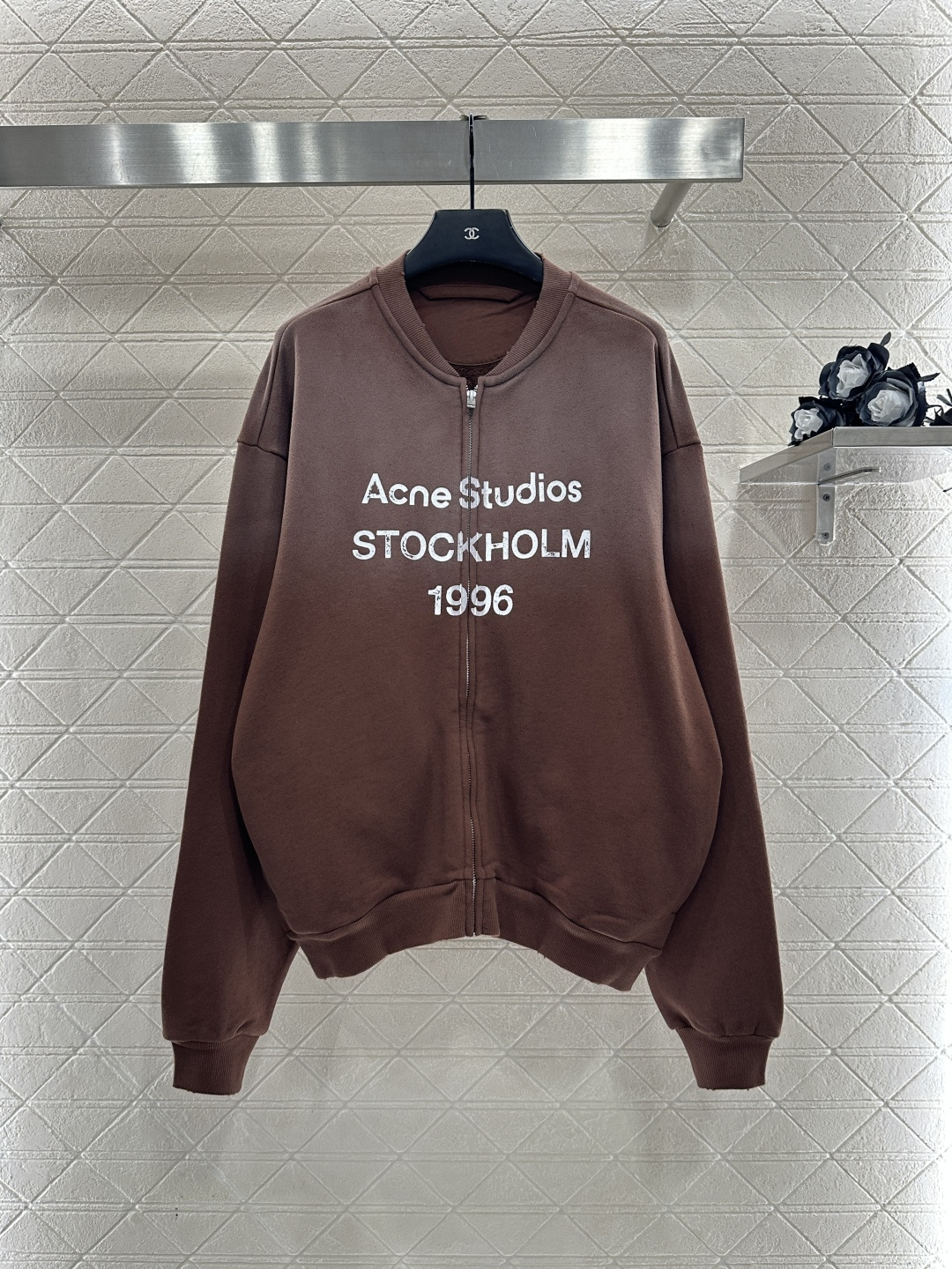 ♥Acne studio*♥2026新品上架 重工水洗做旧字母棒球外套定制YB原生全棉材质，质感高级，穿
