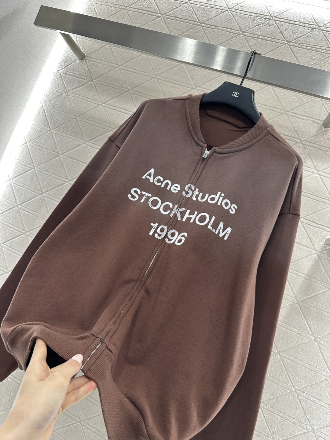♥Acne studio*♥2026新品上架 重工水洗做旧字母棒球外套定制YB原生全棉材质，质感高级，穿
