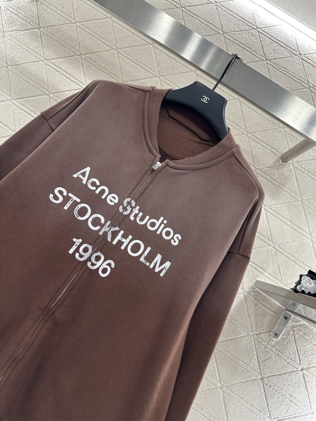♥Acne studio*♥2026新品上架 重工水洗做旧字母棒球外套定制YB原生全棉材质，质感高级，穿