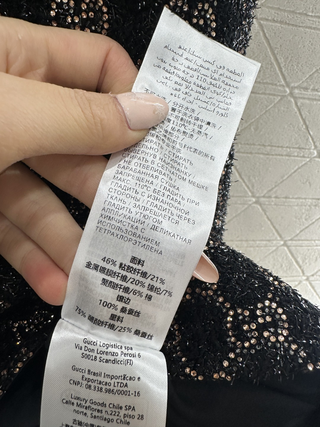 ♥Gucc*♥ 2025新品上架 重工烫钻洋装吊带裙定制YB进口棉毛材质，肌理明显，质感高级，致力还原平