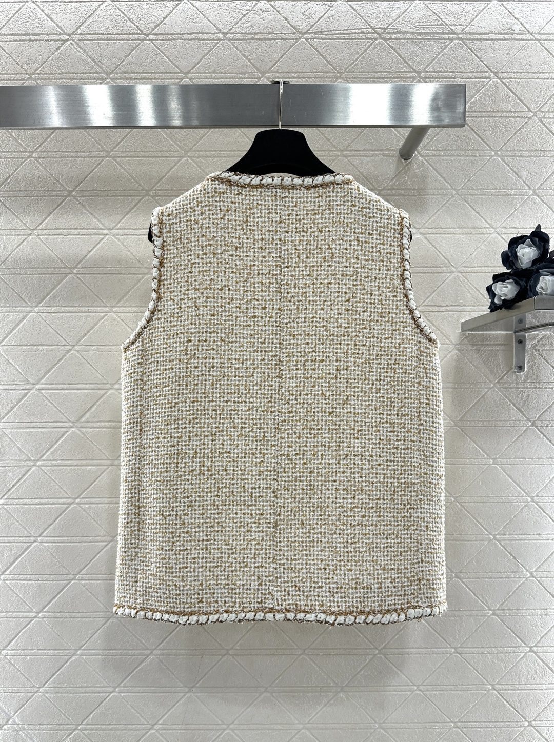 ♥Chane*♥2026新品上架 捆边洋装马甲定制YB进口粗纺羊毛呢材质，质感高级，品相十足，洋装马甲外