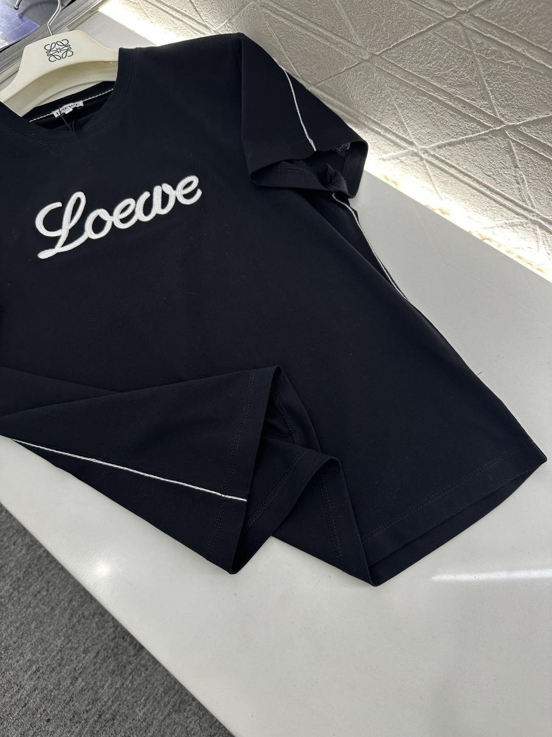 ♥Loew*♥2026新品上架 立体刺绣徽标𝑇𝑒𝑒定制YB原生全棉材质，透气舒适，质感十足，常规短袖T恤