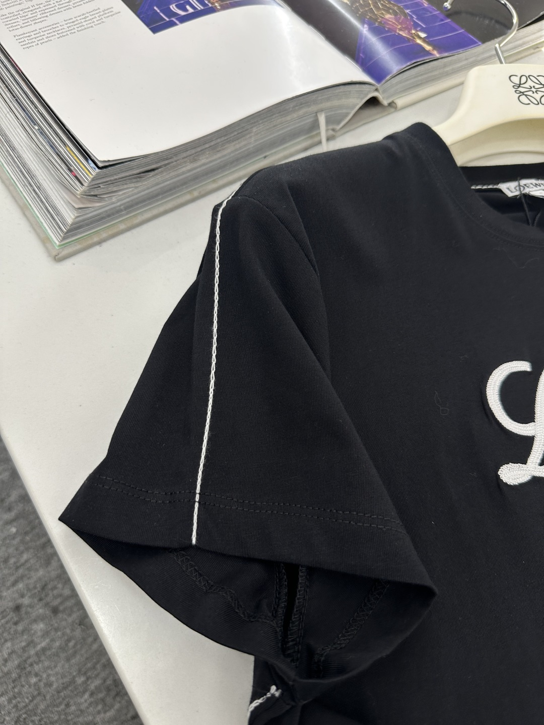 ♥Loew*♥2026新品上架 立体刺绣徽标𝑇𝑒𝑒定制YB原生全棉材质，透气舒适，质感十足，常规短袖T恤