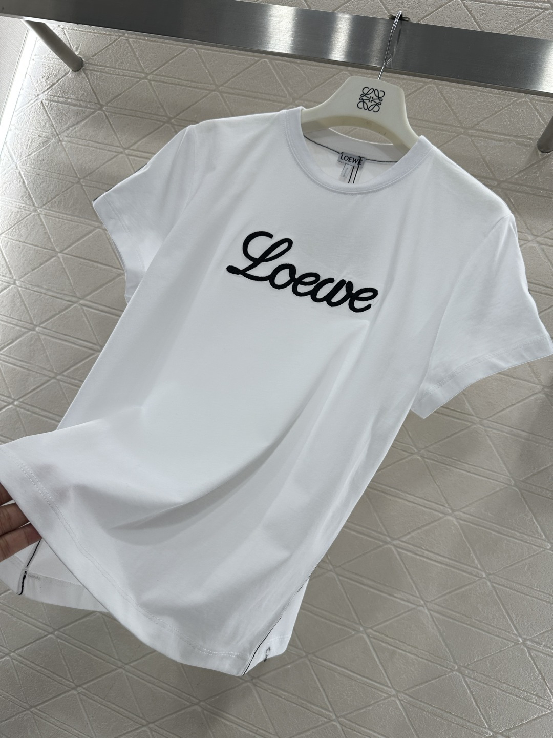 ♥Loew*♥2026新品上架 立体刺绣徽标𝑇𝑒𝑒定制YB原生全棉材质，透气舒适，质感十足，常规短袖T恤