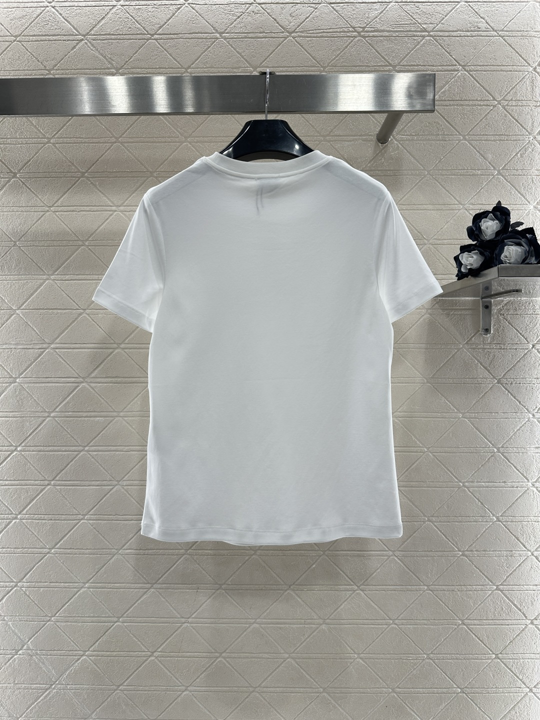 ♥Celin*♥2026新品上架 立体钉珠徽标𝑇𝑒𝑒定制YB丝光全棉材质，透气舒适，质感十足，修身短袖T