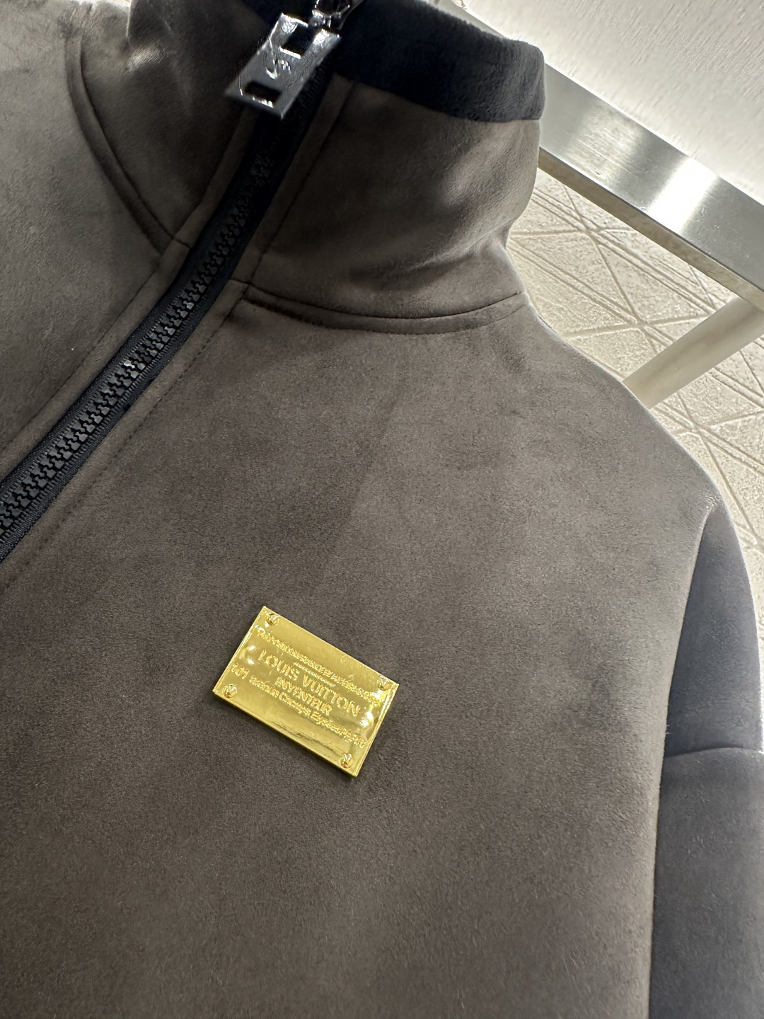 ♥Louis vuitto*♥2026新品上架 半开襟卫衣长裤套装定制YB进口麂皮短绒磨毛材质，柔软亲肤
