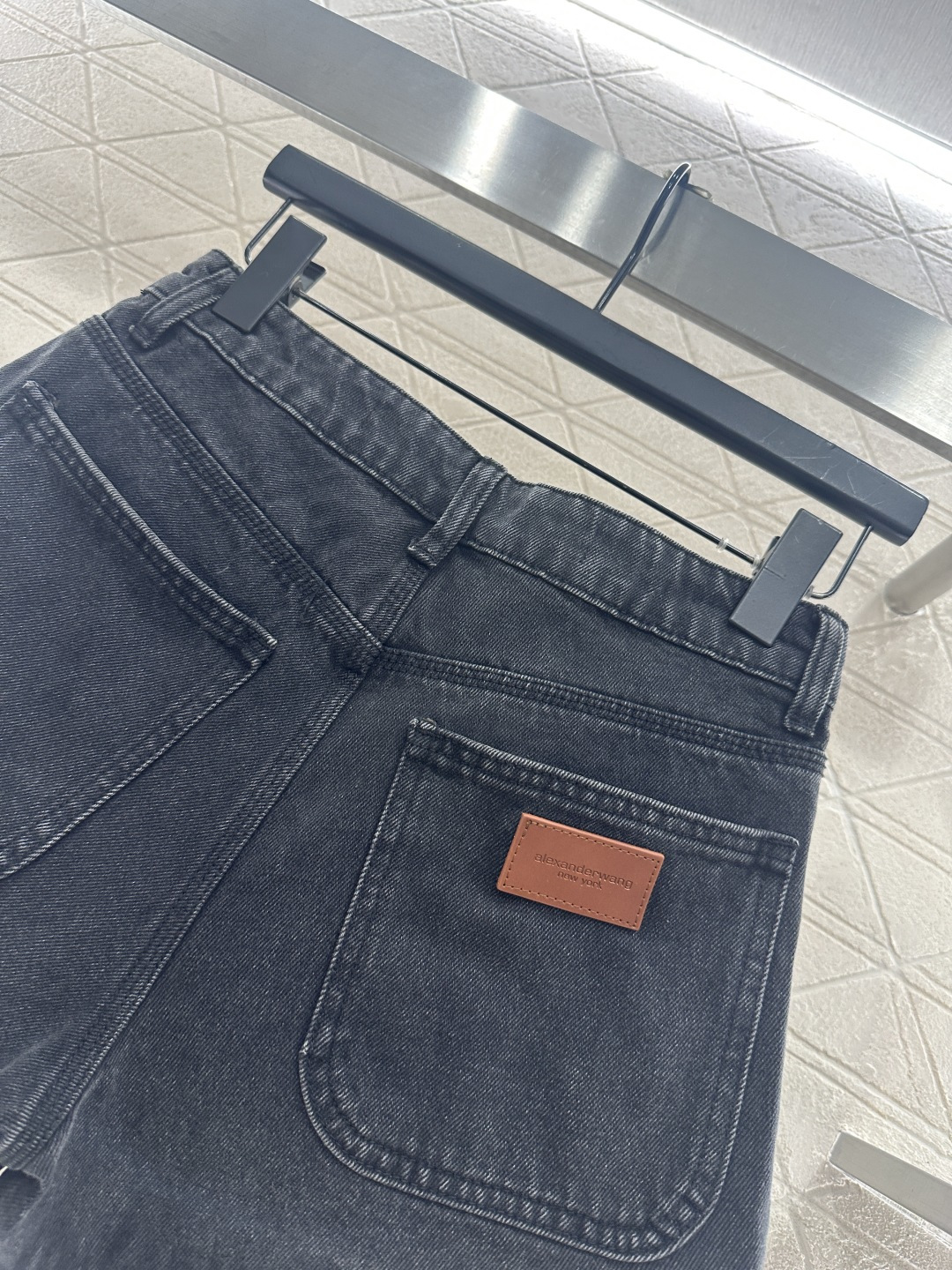 ♥Alexander wan*♥2026新品上架 牛仔前挡式裙裤定制YB斜纹棉牛仔材质，质感高级，挺括有