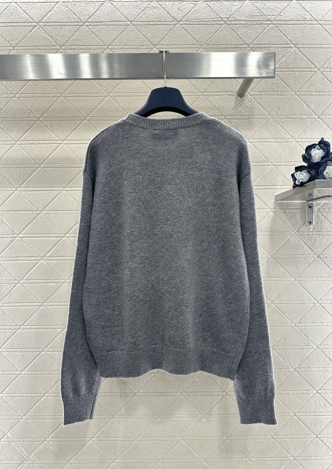 ♥Gucc*♥2026新品上架 可爱小猫针织套头毛衣定制YB羊毛纱线织造，穿搭舒适，质感十足，圆领宽松套