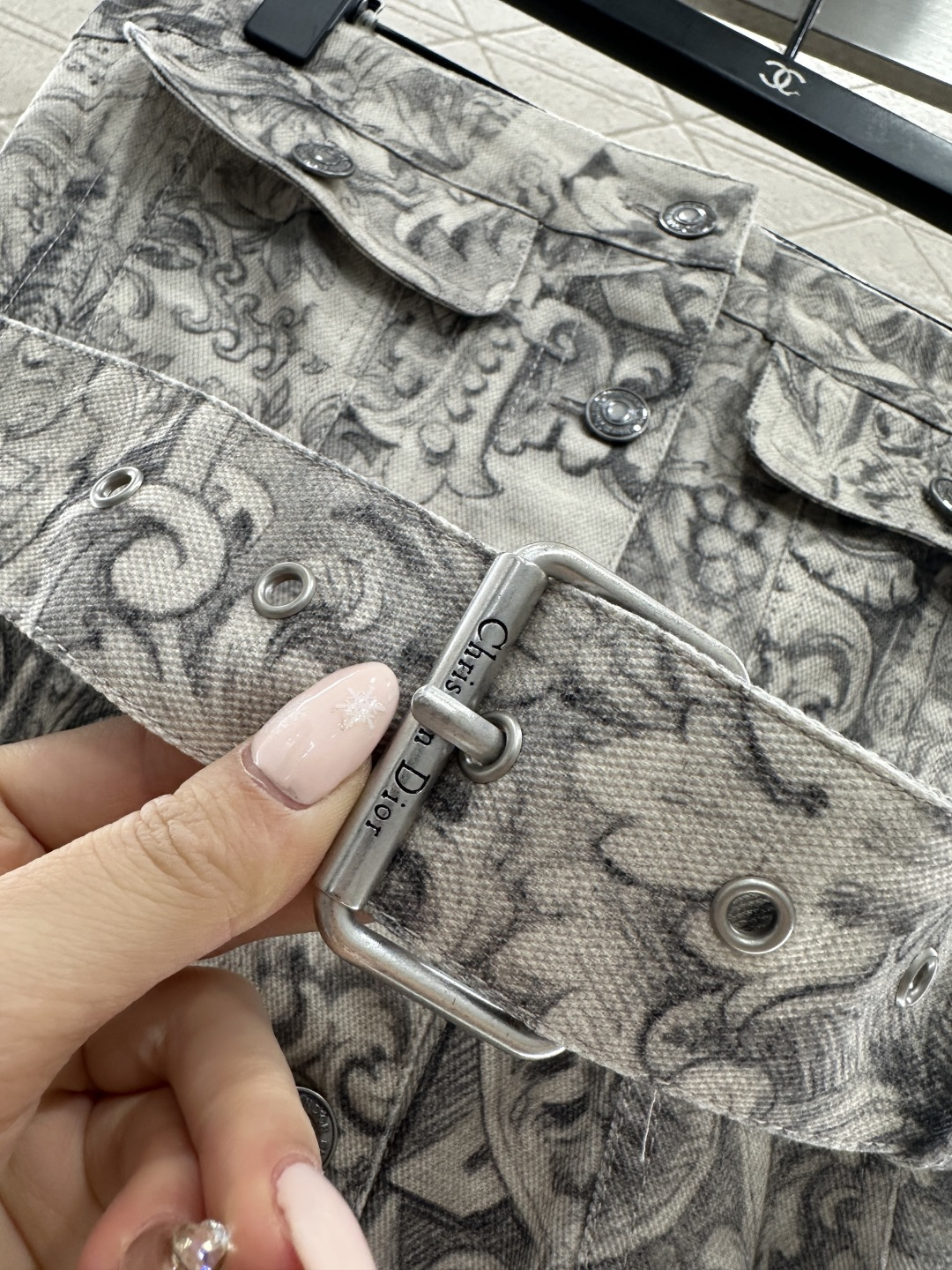 ♥Dio*♥2026新品上架 印花牛仔抹胸连衣裙定制YB斜纹棉牛仔材质，质感高级，品相十足，水洗工艺均匀