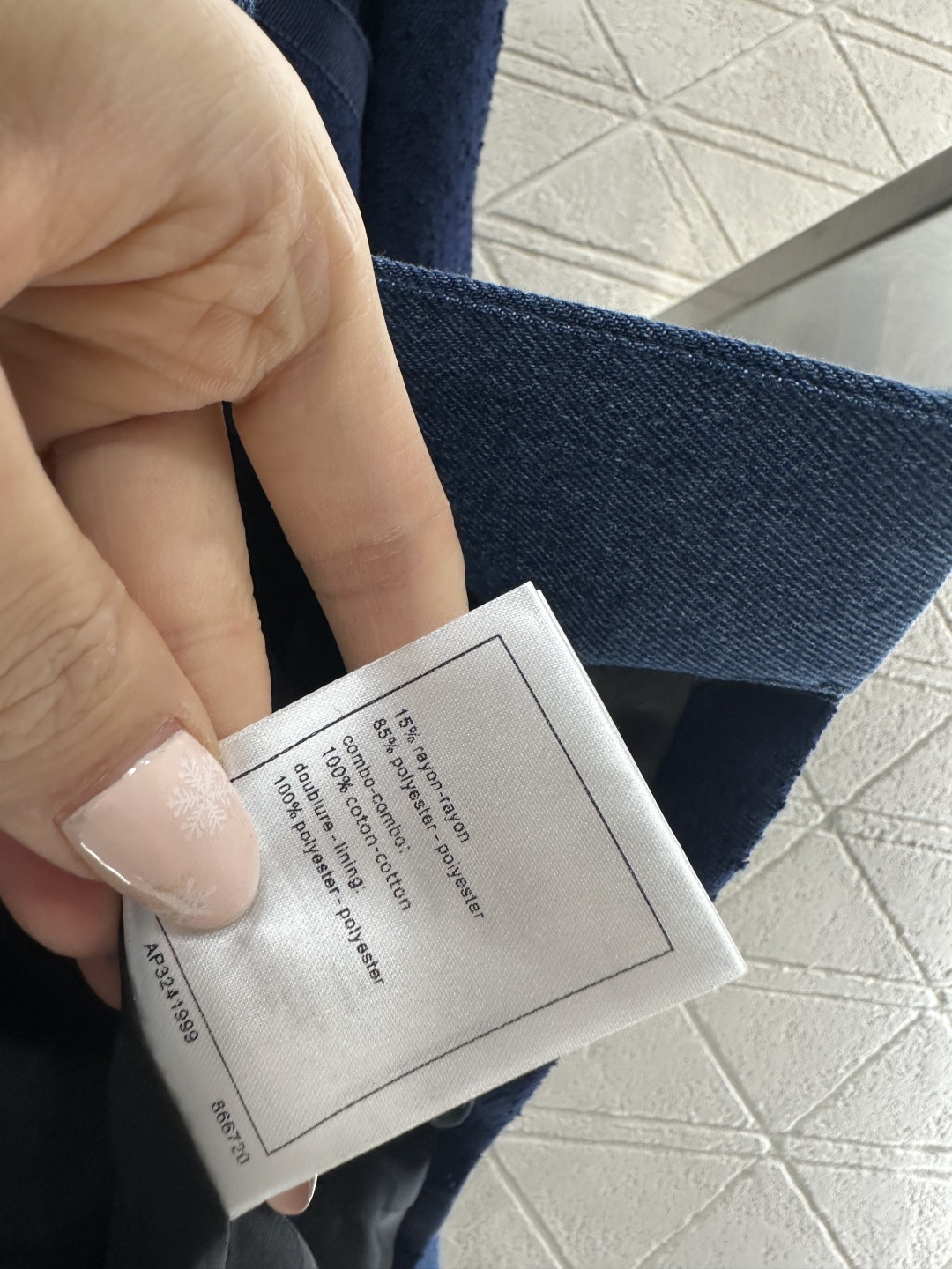 ♥Chane*♥2026新品上架 中古牛仔拼接毛呢外套定制YB进口毛呢➕牛仔材质，质感高级，设计感十足，