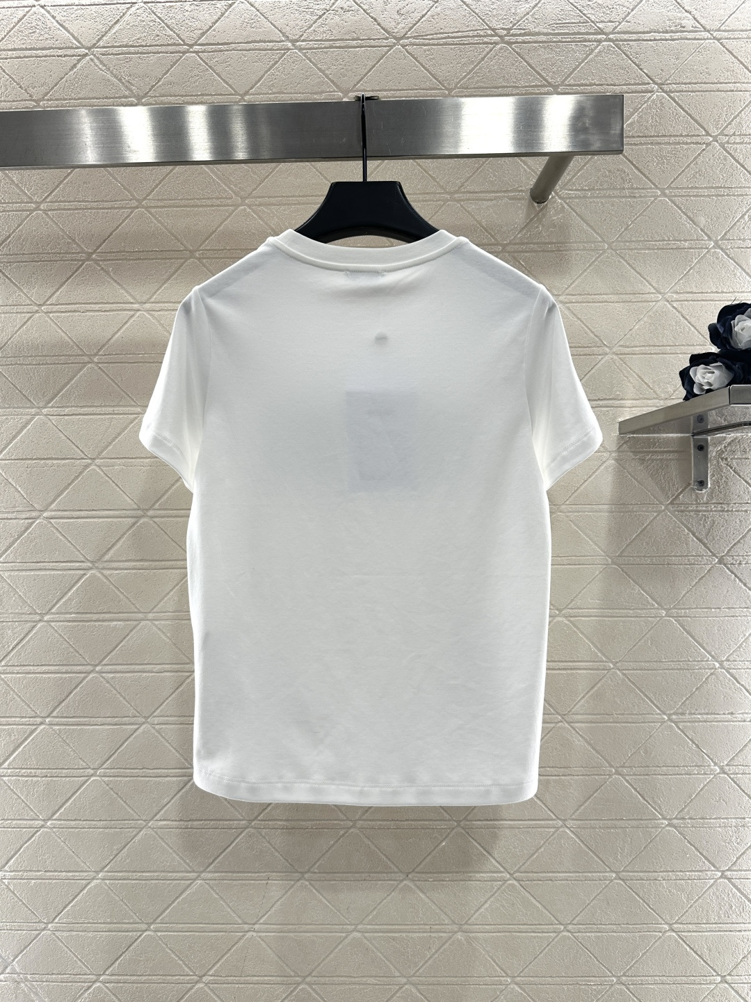 ♥Chane*♥2026新品上架 蕾丝刺绣徽标𝑇𝑒𝑒定制YB丝光全棉材质，透气舒适，质感十足，常规短袖T