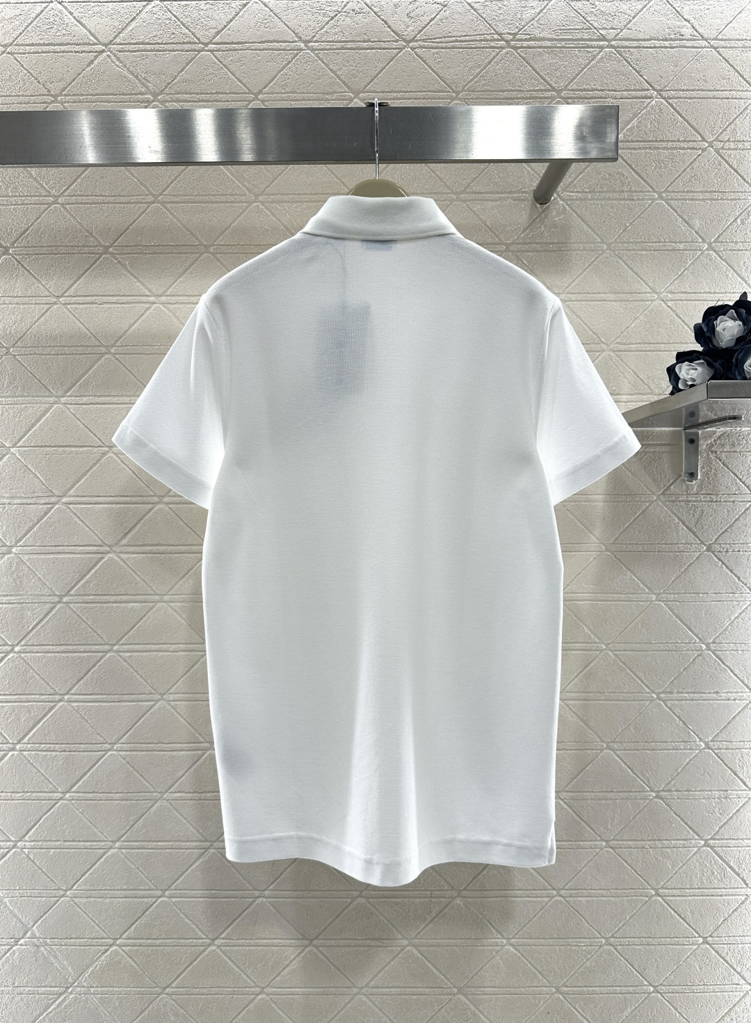 ♥BBR*♥2026新品上架 刺绣战马𝑝𝑜𝑙𝑜短袖定制YB朱地全棉材质，自带空洞，穿搭吸湿透气，品相十足