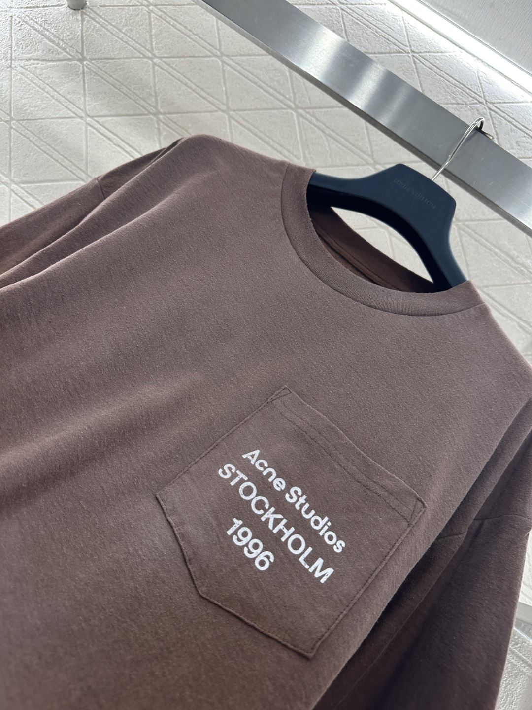 ♥Acne studio*♥2026新品上架 重工水洗做旧字母短袖定制YB亚麻棉材质，质感舒适，弹力好穿