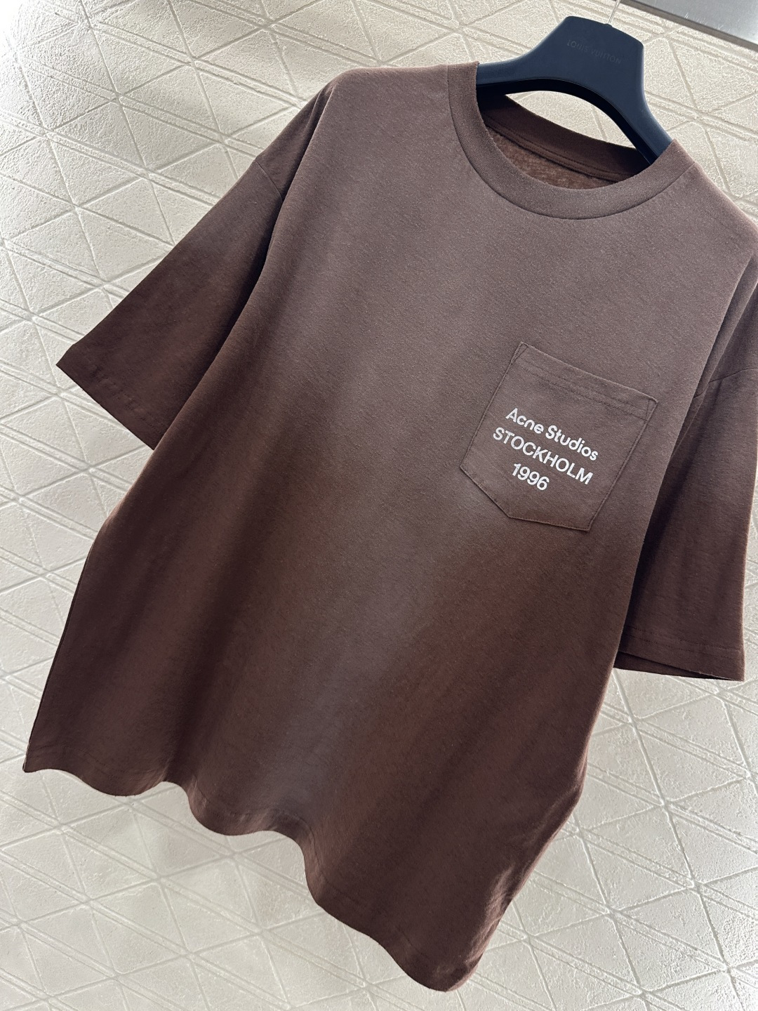 ♥Acne studio*♥2026新品上架 重工水洗做旧字母短袖定制YB亚麻棉材质，质感舒适，弹力好穿