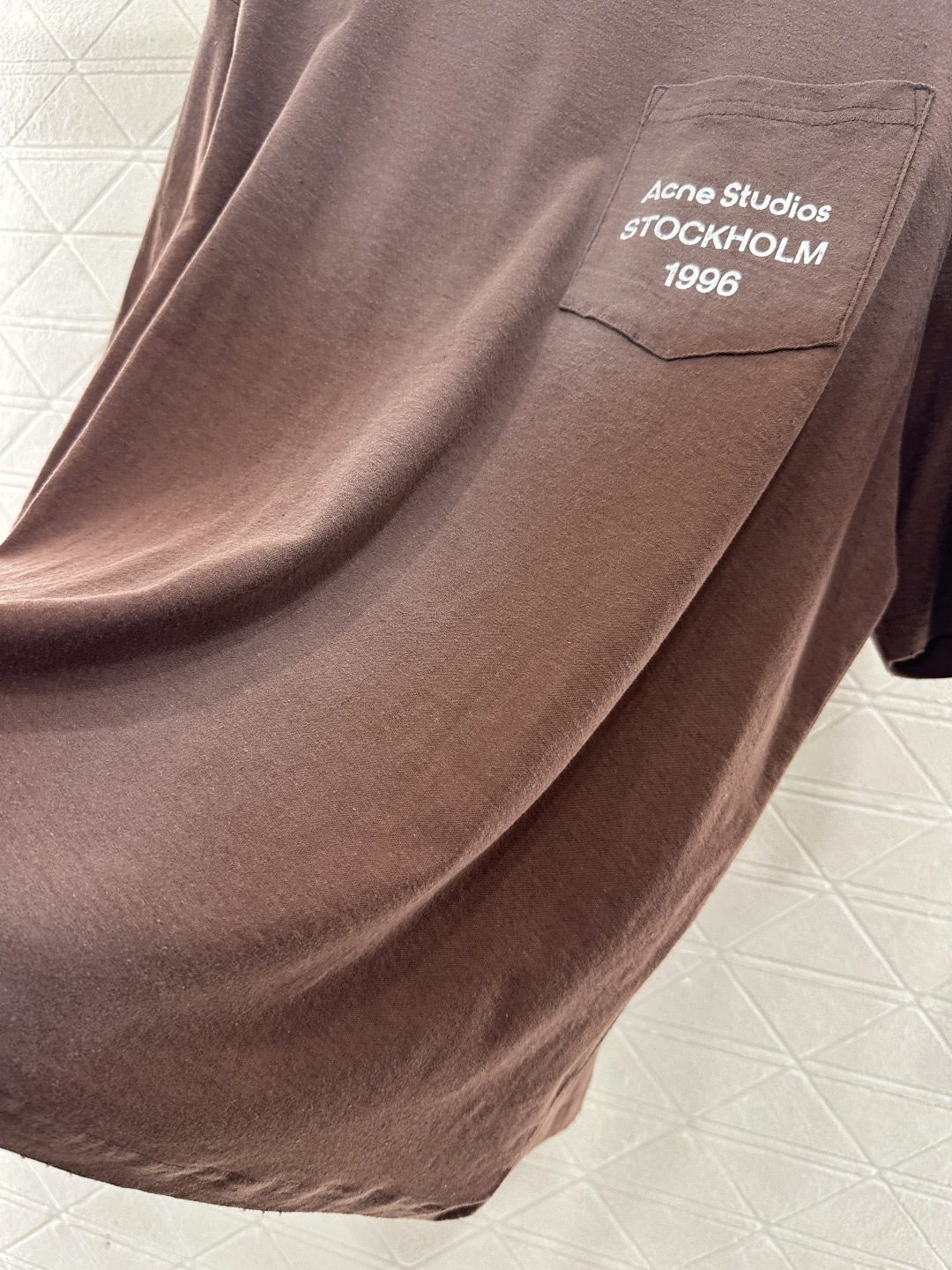 ♥Acne studio*♥2026新品上架 重工水洗做旧字母短袖定制YB亚麻棉材质，质感舒适，弹力好穿