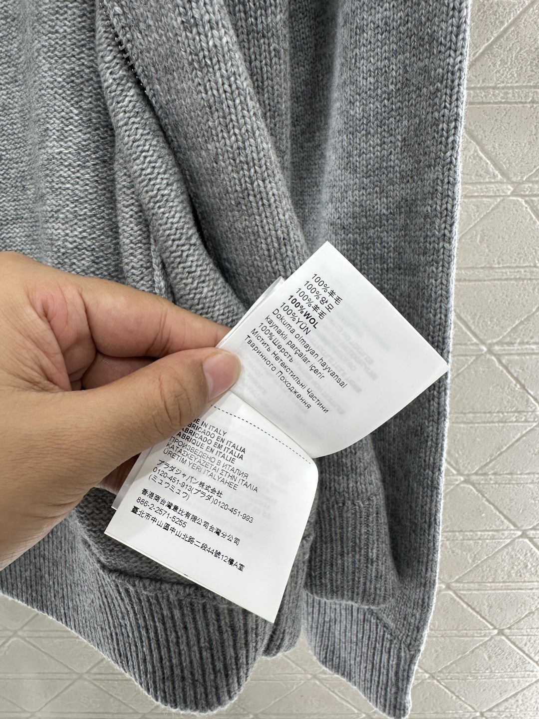 ♥Miumi*♥2026新品上架 针织拉链开衫外套定制YB羊毛纱线织造，质感高级，舒适柔软，立领针织拉链