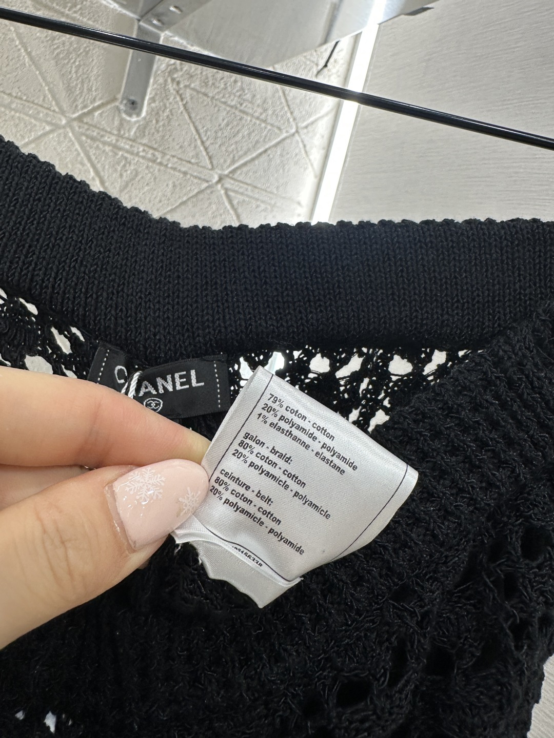 ♥Chane*♥2026新品上架 镂空针织阔腿长裤定制YB棉毛纱线织造，质感舒适，柔软弹力，高腰阔腿直筒