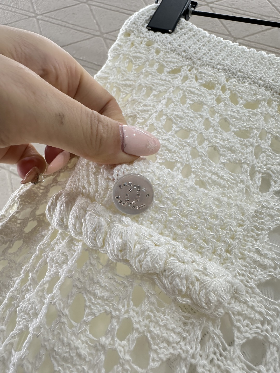 ♥Chane*♥2026新品上架 镂空针织阔腿长裤定制YB棉毛纱线织造，质感舒适，柔软弹力，高腰阔腿直筒