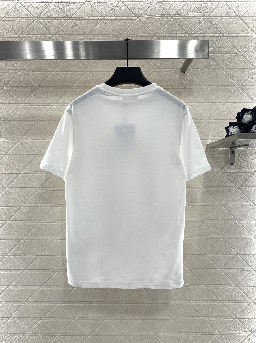♥Dio*♥2026新品上架 刺绣亮片徽标𝑇𝑒𝑒定制YB丝光全棉材质，透气舒适，质感十足，常规短袖𝑇恤剪