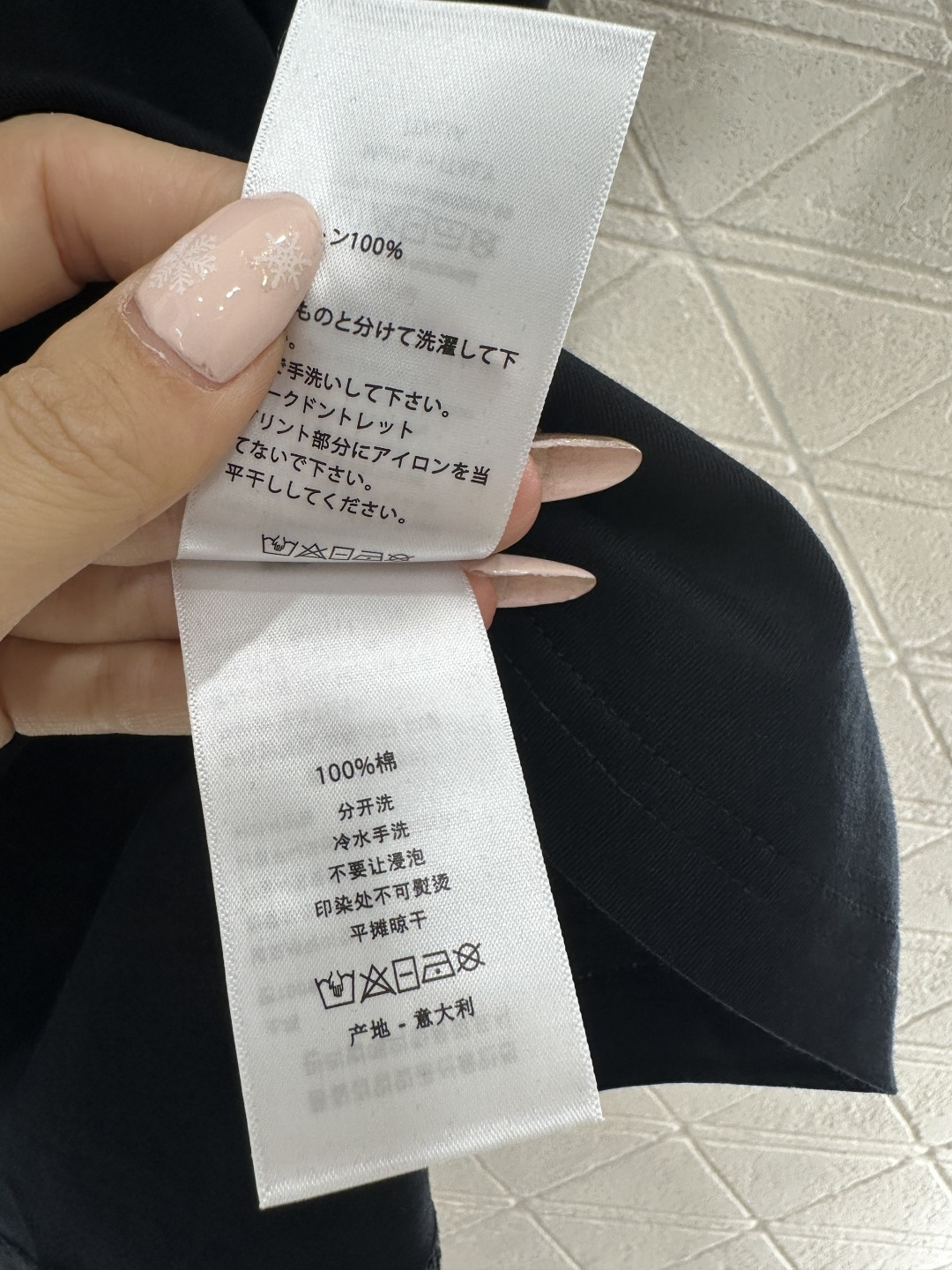 ♥Dio*♥2026新品上架 刺绣亮片徽标𝑇𝑒𝑒定制YB丝光全棉材质，透气舒适，质感十足，常规短袖𝑇恤剪