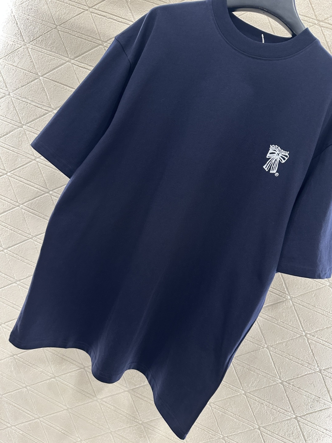 ♥Acne atudio*♥2026新品上架 圆领印花蝴蝶结徽标𝑇𝑒𝑒定制YB原生全棉材质，透气舒适，质