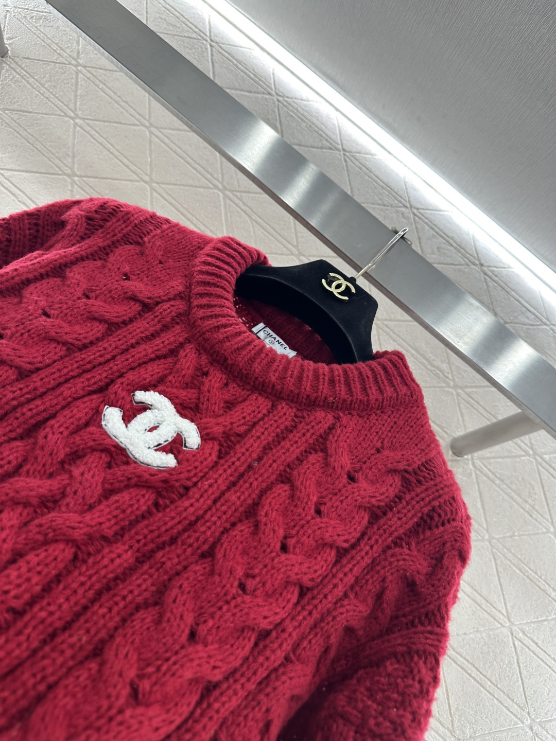 ♥Chane*♥2026新品上架 麻花针织套头毛衣定制YB羊毛纱线织造，穿搭舒适，质感十足，圆领宽松套头