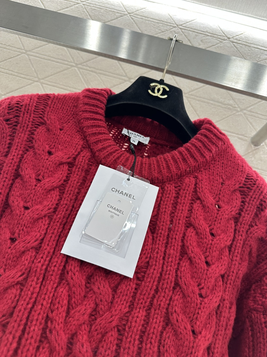 ♥Chane*♥2026新品上架 麻花针织套头毛衣定制YB羊毛纱线织造，穿搭舒适，质感十足，圆领宽松套头