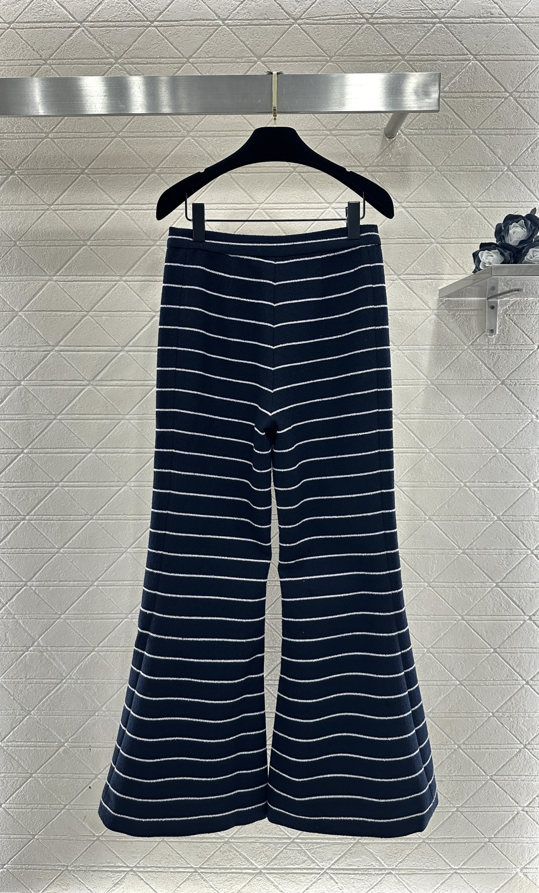 ♥Chane*♥2026新品上架 条纹洋装外套长裤套装定制YB进口棉毛材质，质感高级，品相十足，翻领洋装