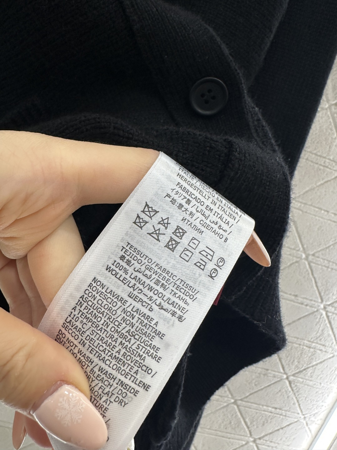 ♥Gucc*♥2026新品上架 链条口袋针织开衫定制YB羊毛纱线织造，密度细针织造，清晰毛感肌理，舒适亲