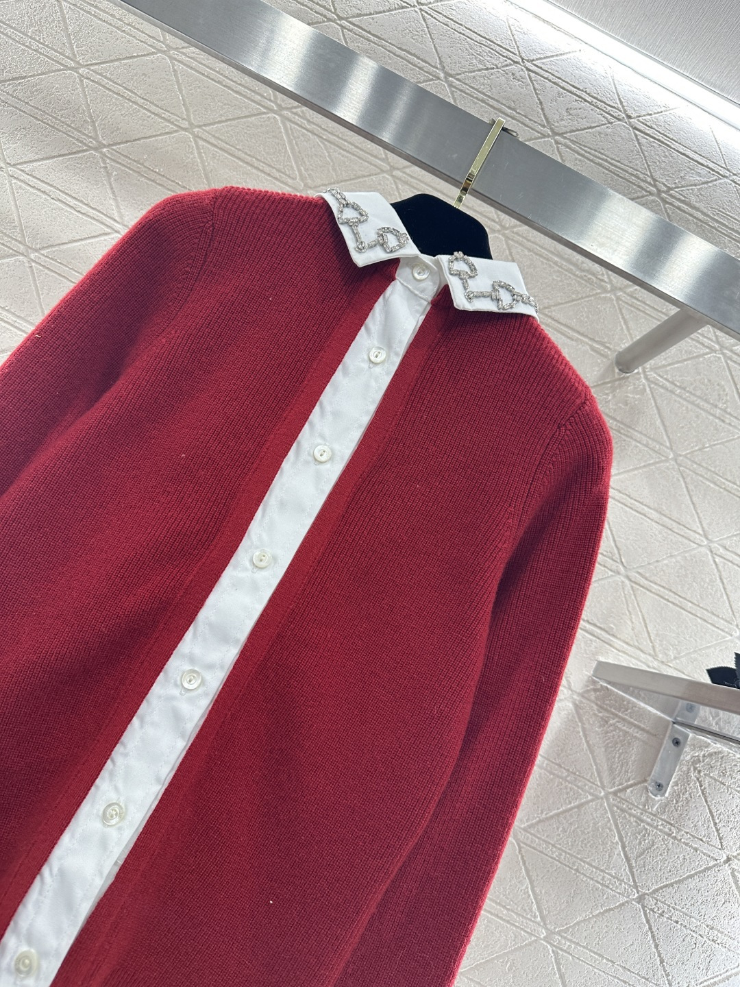 ♥Gucc*♥2026新品上架 贺岁假两件针织套头毛衣新年贺岁系列#定制YB羊绒羊毛纱线织造，密度细针织