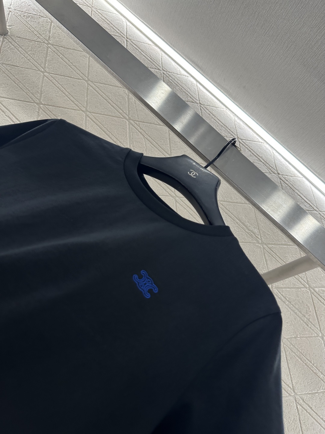 ♥Celin*♥2026新品上架 圆领刺绣徽标𝑇𝑒𝑒定制YB丝光全棉材质，透气舒适，质感十足，常规短袖𝑇