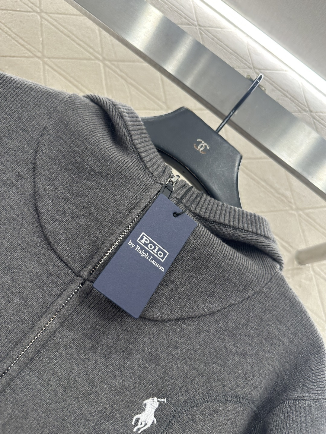 ♥Ralph Lauren*♥2026新品上架 连帽针织拉链外套定制YB羊毛纱线织造，质感细腻，穿搭舒适